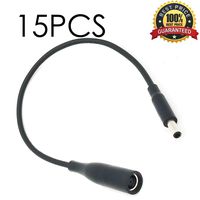 RAINSUNG for Dell Tip Converter Adapter Cable Cord 7.4mm to 4.5mm 11.8 inch for Power Supply D5G6M DC Cord Tip Dell M3800 XPS 12 13 15 5930 18 1810 1820 (15PACK)
