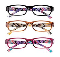 3 Pack Women's Reading Glasses 5.00X