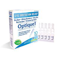 Boiron Homeopathic Medicine Optique Single-Use Drops for Eye Irritations, 10 Count Box