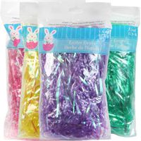 Easter Grass Easter Basket Filler 4-4 Oz Bags Multi Colors
