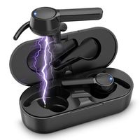 VersionTECH. True Wireless Earbuds Bluetooth 5.0 Earphones with Built-in Mic Portable Charging Case IPX5 Waterproof, Stereo Hi-Fi in-Ear Headphones for Gym Running Sports Music iOS Android Smartphone
