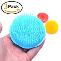 Shampoo Brush Scalp Massage Hair Massager Brush Comb Shower Body Washing Brush - 3 Pack Random Color