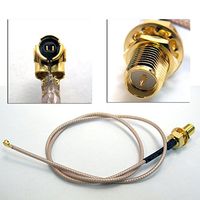 RP-SMA female with 400mm (16 inches) RG178 cable + IPEX-MHF(U.FL) connector