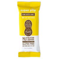 Super Pop Snacks Plant Based Protein Bar, Peanut Butter & Honey, Made with Performance Nut Butter and Whole Foods, Vegan Friendly Ingredients, Dairy Free, Keto Friendly, 10g of Protein, 12 pack