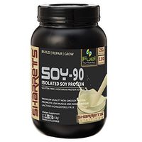 Sharrets Nutritions Isolated Soy Protein 90% Vanilla Flavored, 2.202 Lb (1Kg) - 100% Vegetarian Plant Based Protein