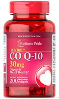 Puritan's Pride Q-Sorb Co Q-10 30 mg-200 Rapid Release Softgels