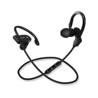 Bluetooth Headset, Ultralight Ear Buds Headphone Mute, HD Sound, Noise Cancellation,Strong Battery Use Mic for Driving/Office/Sports (TW-200)