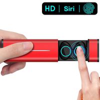 Wireless Earbuds, ASMOTIM True Wireless Bluetooth 5.0 Headphones Earbuds Bluetooth Wireless, Touch Control, Auto Pairing, Song Control, Waterproof, Wireless Earbuds with Mic, in-Ear Mini Earphones