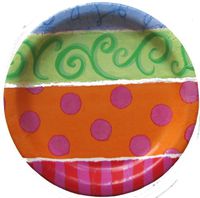 Bright Daisy 6.75 inch Dessert Plates