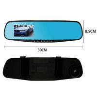 GXOK Front DVR Lens Video Recorder,Rearview Mirror Driving Recorder,1080P HD,Dash Camera Parking Monitor,Camera Cam Vehicle Front Rear DVR Lens Video Recorder,1200Mega Pixels [Ship from USA Directly]
