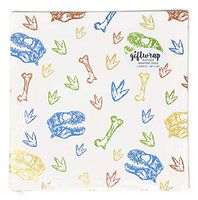 Dinosaur Wrapping Paper - Dino Gift Wrap - Folded Flat 30 x 20 Inch (3 Sheets)