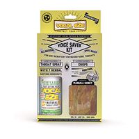 Vocal Eze Voice Saver Kit, Includes Vocal Herbal Throat Spray (1) and (12) Lemon Menthol Manuka Honey Drops | Relieve Sore, Hoarse, Fatigue, Dryness of Throat | Voice Support, All Natural Ingredients