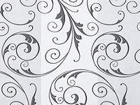 Christmas Print Cello Bags - Jewel Swirl Black 5x3x11" Cello Bags 1.2 mil (Frosted Accents) (2 Packs; 100 Bags Per Pack) - WRAPS-C4BJSB