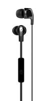 Skullcandy Smokin' Buds 2 Noise Isolating Earbuds with In-Line Microphone and Remote, Moisture Resistant, Oval-Shaped and Angled for Long-Term Comfort, Black