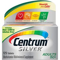 Centrum Silver Adult (125 Count) Multivitamin / Multimineral Supplement Tablet, Vitamin D3, Age 50+