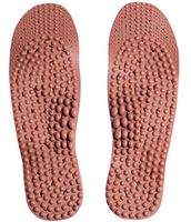 Nature In Hand Red Clay Loess Acupuncture Foot Massage Insoles (Trim to Fit: men's size 6-10/ women's size 7-11)