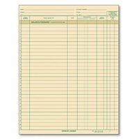 CheckSimple Vendor Expense Ledger Cards - Compact Size Durable Cardstock (15 Ledgers)