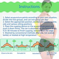 Lyy daily necessities Silicone Cupping Therapy Sets Chinese Cupping Acupoint Sets Health Care Body Massage Cupping Anti-Aging Soft and Bendable Medical Silicone Cupping (12 Cups) (Color : Red)