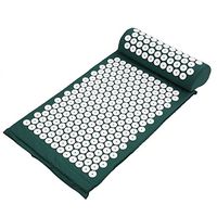 Blusea Massager Cushion Acupressure Mat Relieve Stress Pain Acupuncture Massage Pillow Spike Yoga Mat with Pillow thera Cane theracane Acupuncture Pen Back Pain Relief Devices Acupuncture Needles