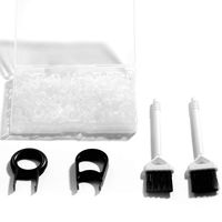 Litorange Silicone 500PCS 40A Clear Universal O-Ring Switch Dampeners Keycap Sealing Gasket Washer (Better than Rubber) For Cherry MX Switch Keyboard and Mechanical Keyboard Keys Dampers