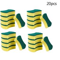 I613 Heavy Duty Scrub Sponges –Kitchen Dish, Sink and Bathroom Cleaning Scrubber Sponge Scrub Sponges(Pack of 20)
