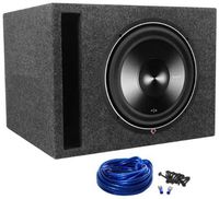 Rockford Fosgate P3D2-12 12" 1200 Watt Car Subwoofer + Vented Sub Box Enclosure