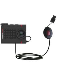 Compact and Retractable USB Power Port Ready Charge Cable Designed for The Garmin VIRB Ultra 30 and uses TipExchange