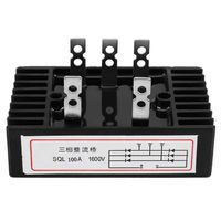 Keenso Three Phase Diode Bridge Rectifier AC to DC, SQL100A 1600V Diode Bridge for Switching Current