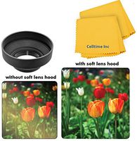 49mm Professional Collapsible Rubber Hood for Panasonic HC-X900M Cameras
