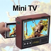 Mobile Phone Screen Magnifier DIY Folding TV Expander Video Screen Cinema Amplifier Portable Home Smart Phone Enlarger Retro TV Appearance