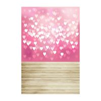 YOCheerful Sales! Valentine's Day Love Heart Photography Backdrop Vinyl Photo Background Prop Gift