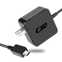 CYD 24W 12V 2A Powerfast Replacement for Laptop-Charger Asus-Chromebook-C201 C201P C201PA Chromebook-Flip C100 C100P C100PA-DB02 ADP-24EW B Power-Cord Extra 8.2 ft AC-Adapter Cable