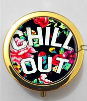 BlackKey Chill Out Chillout 3-Compartment Decorative Pocket Gift Box Case Organizer for Pill, Color 2 -1061