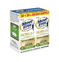 Schiff Schiff Move Free Ultra 2 in 1 with Comfort max Twin Pack 30 Count, White, 30 Count (Pack of 6)