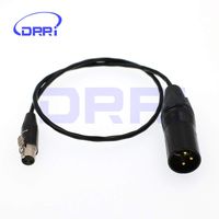 DRRI TA3F to 3 Pin XLR male Audio Cable for location recordin equipment