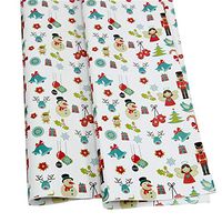 Christmas Gift Wrapping Paper, Oldeagle Christmas Gift Present Tree Santa Wrapping Paper - Paper with Christmas Pattern for Gift (A)
