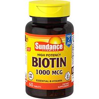 Sundance Biotin 1000 mcg Softgels, 60 Count