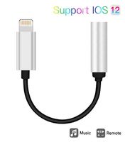 Ligtning to 3.5mm Audio Adapter Connector Compatible with iPhone XR XS Max X 8 7 Plus, iPad, iPod Touch Headset Jack Converter, Earphone Adapter Compatible with iOS 10.1~12.3 or Later (Silver-1)
