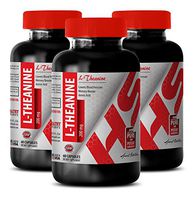 Sleeping aid Pills - L-Theanine 200MG - Nitric Oxide Supplements for Men - 3 Bottles (180 Capsules)