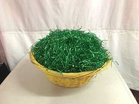 Aahs Engraving Metallic Crinkle Cut Foil Paper Shred (Green, 2 LB)