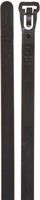 Aviditi Nylon Releasable Cable Tie, 5-1/2" L x 19/64" W, 50 lb Tensile Strength, Black, Case of 1000 (CTR55B)