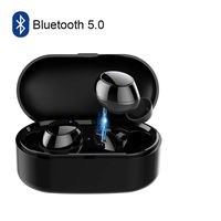 True Wireless Earbuds Bluetooth,Y1 5.0 Auto Pairing Wireless Earphones,4D HiFi Sound, Noise Cancelling Built-in Mic,IPX5 Water-Resistant with Charging Case for iPhone Android Smart Phones iOS(Black)