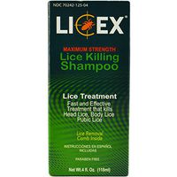Licex Lice Killing Shampoo Elimina Piojos Lice Removal Comb Inside 4oz