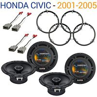 Compatible with Honda Civic 2001-2005 Factory Speaker Replacement Harmony (2) R65 Package New