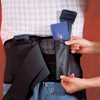 Air Temp Advantage Back Belt, Black, S