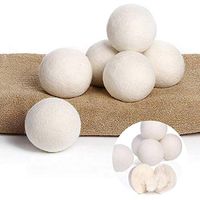 Ouyilu Washing Machine Saves Drying Time Natural Reusable Laundry Wool Dryer Balls Laundry Bags