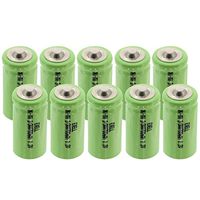 10x Exell 1.2-Volt Nickel-Metal Hydride Rechargeable Button-Top Battery, 2/3 AA, 700 mAh, Battery Replacement for Electric Razor, Toothbrush, radio controlled devices electric tools electric mopeds