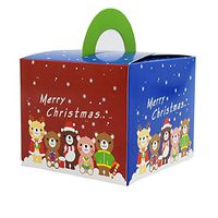 12-Pack Cardboard Christmas Treat Boxes for Gift Wrapping from Zaptex (Blue)