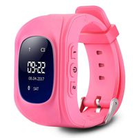 Mandorra Q50 GPS Kids Watches Baby Smart Watch for Children SOS Call Location Finder Locator Tracker Anti Lost Monitor Smartwatch (Pink)
