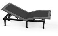 Milemont Adjustable Bed Base Frame Smart Electric Beds Foundation (Twin XL, Gray)